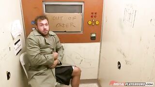 Hot cutie Eva Lovodi got her insides filled with sticky sperm