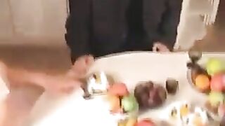 The first part of the wedding was a slap in the ass