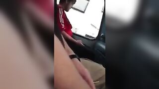 Even on the bus, you can play with your dick