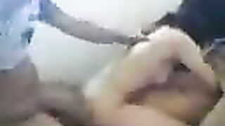 Young and sexy Asian has sex with two guys in threesome