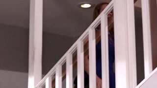 Morgan Lee fucked by her girlfriend with a strapon in a passionate scene