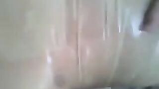 You need to put a condom on the dick before jerking