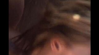 They ended up with a guy's cock on the girl's face after wild sex