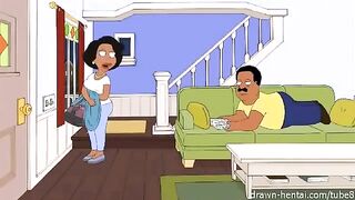 A porn parody of the TV show Cleveland