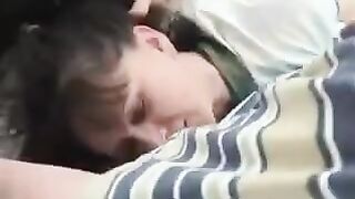 Stepfamily fuck each other at the Thanksgiving dinner table