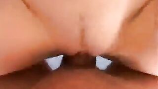 A cute baby has sex and ends with a pussy, making a lot of noise