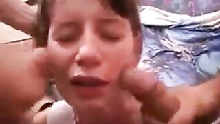 The girl was greatly fucked in her sweet pussy