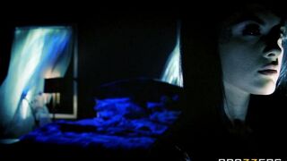 The brunette did not sleep well and had sex early in the morning