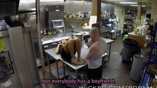 The chick worked hard and wanted to relax, so she got fucked