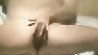 A girl was rubbing her pussy on the beach and got caught on camera
