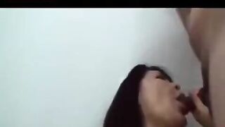 Old Japanese guy masturbates and fucks with his huge dick