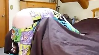 A girl with a naughty bow gets fucked by her brother