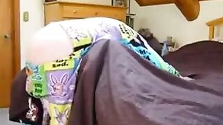 A girl with a naughty bow gets fucked by her brother