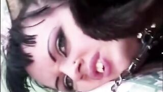 A rude guy fucked the girl right in her fur coat