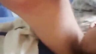 A cute Russian has sex with her young boyfriend