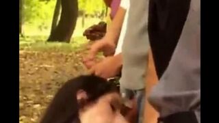Four girls have been brutally raped in public by a group of aggressive men