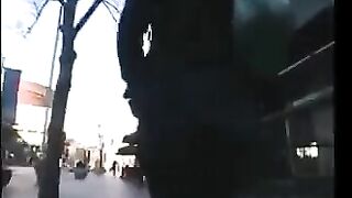 The guy in the shop picked up a girl and took her home to fuck