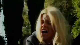 A seductive woman has sex with her brother, showcasing her big natural boobs