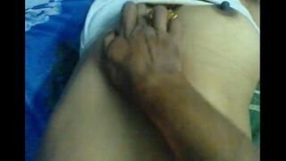 Husband massaged her tits, giving her unforgettable pleasure. The best massage ever!