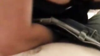 A hot wife in a corset gets fucked by her husband on the bed