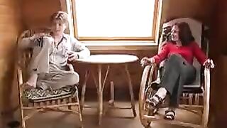 The brother fucked a mature sister in the countryside