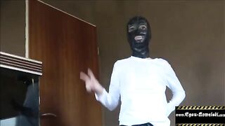 The girl was fucked by her boyfriend's thin dick