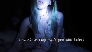 My stepsister wanted to play a scary game with me