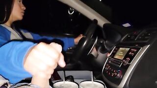 A sexy Latina stepsister offers assistance to a stranded driver