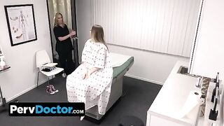 Gorgeous teen Ailee Anne gets fucked by perv doctor and assistant in a hardcore threesome