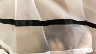 Schoolgirl Cosplay Amateur Fena Gets Fucked in Stuck Position, Loses Virginity