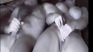 A fat woman got fucked in front of a hidden camera