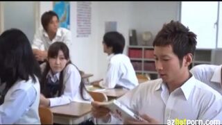 Young Asian brunette gets into all sorts of erotic escapades