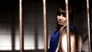 Two lesbian prisoners fucked each other in their cell