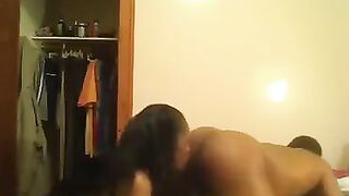 For disobedience, the girl punished the guy with a strapon in a pointed scene