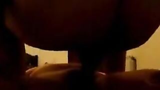 A woman with a sagging belly gets fucked by two guys in a threesome