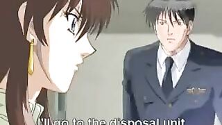 A blowjob from a passionate Hentai girl with striking blue eyes is just the beginning