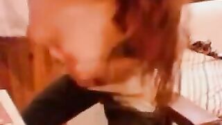No one expected this sexy chick to do such a thing with friends