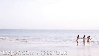 On the beach for nudists, there was something to see and appreciate