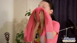 An old man fucks in his ass a young girl with appetizing forms