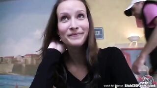 A man paid for sex and fucked with a girl in the toilet