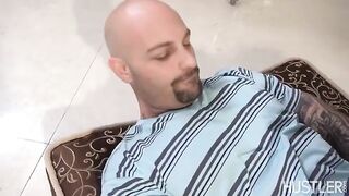 Nurse with big natural tits helps patient with erection problem