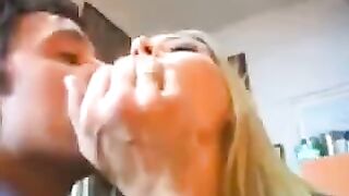 A blonde is not embarrassed to have sex with rich men for money