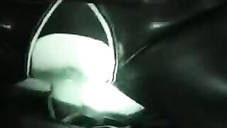 A hotwife has fun with someone in latex while her husband watches