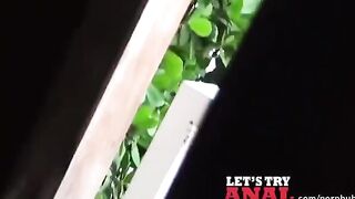 Sex with cute redhead on the bed for money