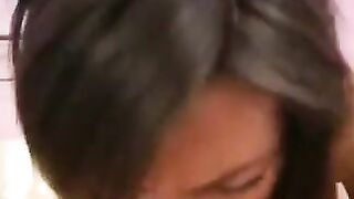 The cute Russian girl sits on the dick of a guy in a sensual scene