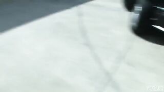 Blonde babe Blair Summers gets fucked on the parking lot