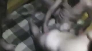 The husband gave his wife to friends to be fucked. It was a bold move