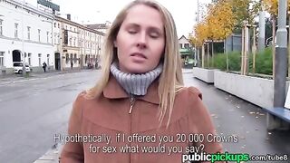 Blondie agreed to sex for a new soft sofa