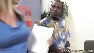 A father and son have some fun with a prostitute