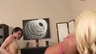 Fisting and lesbian sex with a skirt up your ass